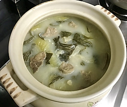 金银菜杏汁猪肺汤的做法