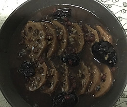 红豆糯米藕（高压锅版）的做法