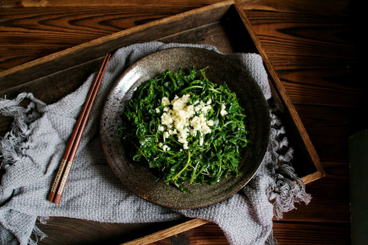凉拌野菜的做法