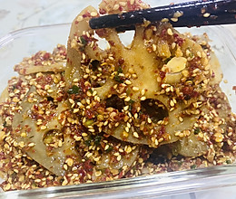 香辣拌藕片的做法