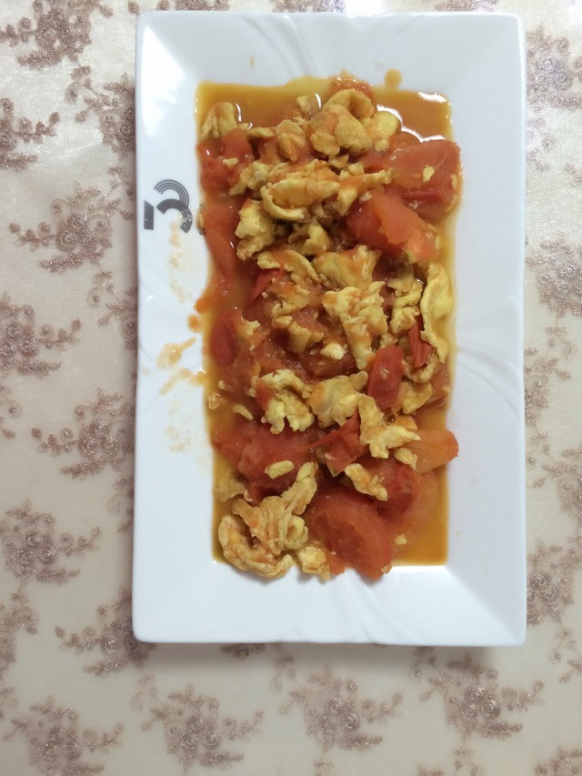 柿子炒鸡蛋的做法