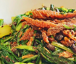 “干饭”快手菜：豆豉鲮鱼油麦菜的做法