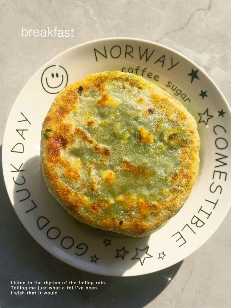 韭菜鸡蛋饼的做法