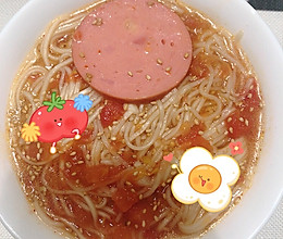酸汤面｜晚饭一起吸面条吧的做法
