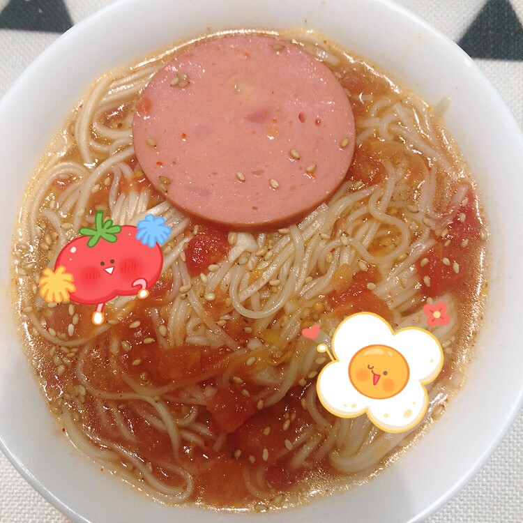 酸汤面｜晚饭一起吸面条吧的做法