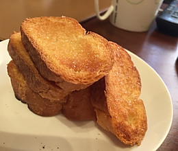 烤面包片的做法