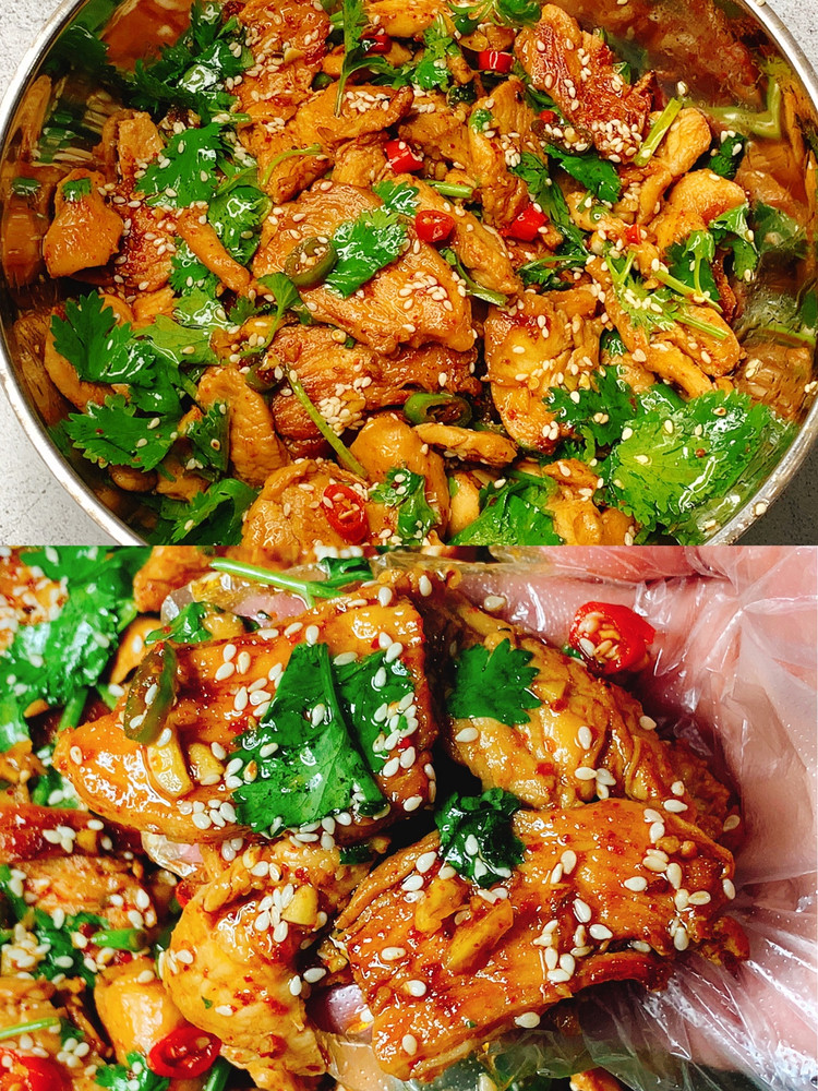 鸡胸肉这样做分分钟光盘❗️香辣过瘾超下饭的做法