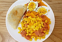 easy轻食2:玉米混合沙拉（熟）的做法