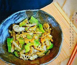 #我为奥运出食力#清凉奥运苦瓜炒藕片的做法