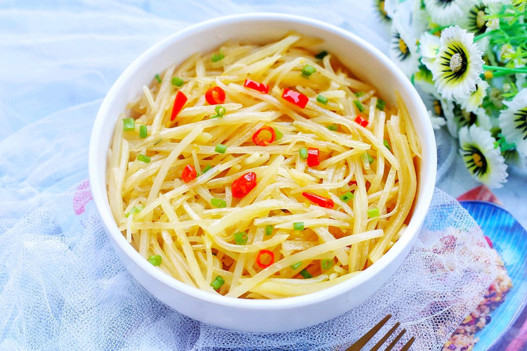 醋溜土豆丝的做法