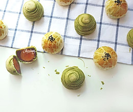 清真派的_抹茶蛋黄酥#2016松下大师赛（上海）#的做法