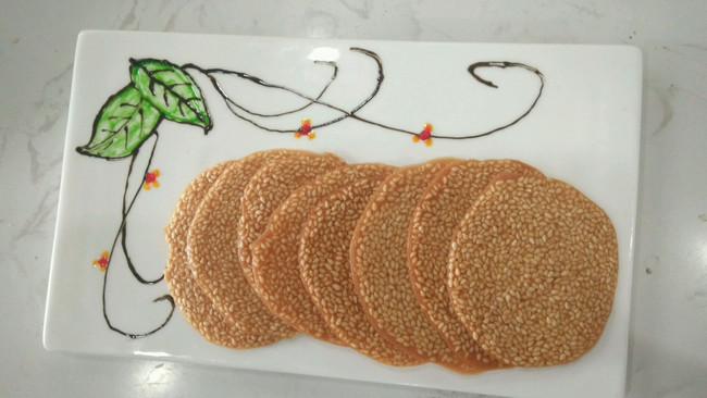芝麻薄饼的做法