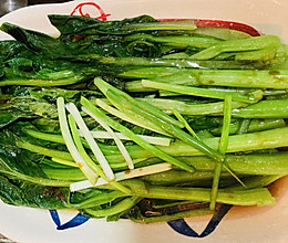白灼菜心的做法