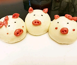萌萌哒～小猪菜包的做法