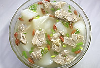 #我家乡的酱油美食# 白萝卜羊排汤的做法
