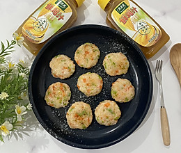 #鸡汁入家宴 感恩正当“食”#鸡汁米饭鲜虾饼的做法