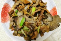 平菇肉片的做法