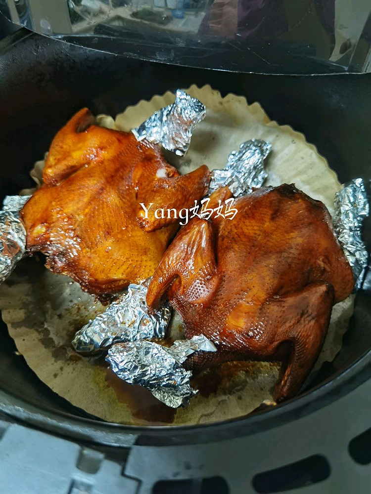 秘制香烤乳鸽❗️空气炸锅版本的做法