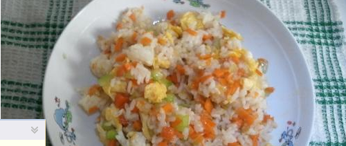 【食全食美】~西瓜皮煎蛋鸟炒米饭的做法