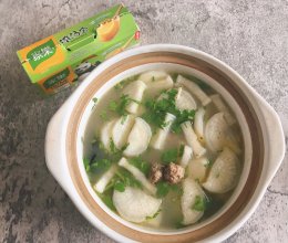#饕餮美味视觉盛宴#家乐浓汤宝版萝卜丸子汤的做法
