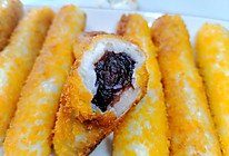 #麦子厨房美食锅#酥脆酸奶山药豆沙卷的做法