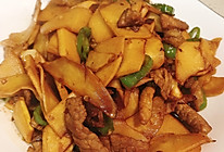 鲜香美味无敌下饭的春日小炒——肉丝茭白炒春笋的做法
