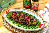 双椒孜然干煸牛肉粒的做法