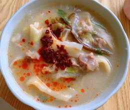 羊肉烩面的做法