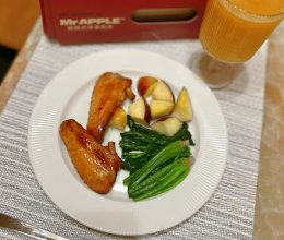 #皇后红玫瑰花式做法#玫瑰苹果减脂餐的做法