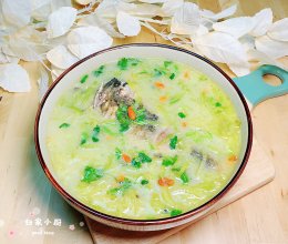 保健养生汤-萝卜丝鲫鱼汤#花式炖煮不停歇#的做法
