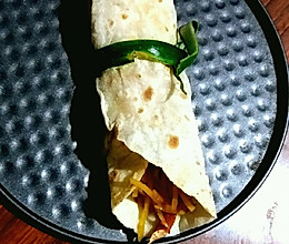 河北乡土卷饼#蔚爱边吃边旅行#的做法