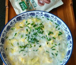 #厨房的鲜香秘诀，太太乐松茸鲜，一餐一筷见鲜香#山药鸡蛋汤的做法