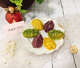 营养早餐|蔬菜汁彩色饺子的做法