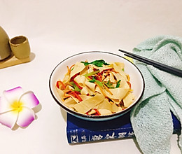 #《风味人间》美食复刻大挑战#凉拌豆油皮的做法