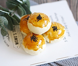 肉松麻薯蛋黄酥（黄油+猪油版）的做法