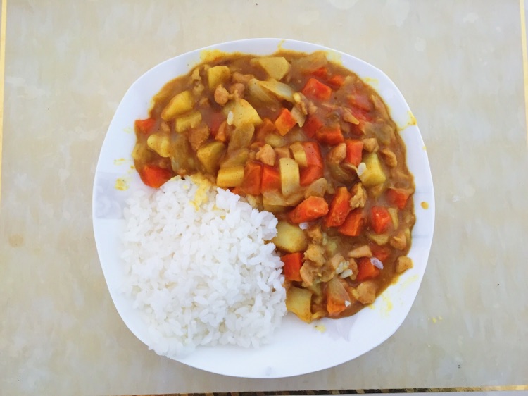 咖喱鸡肉饭的做法