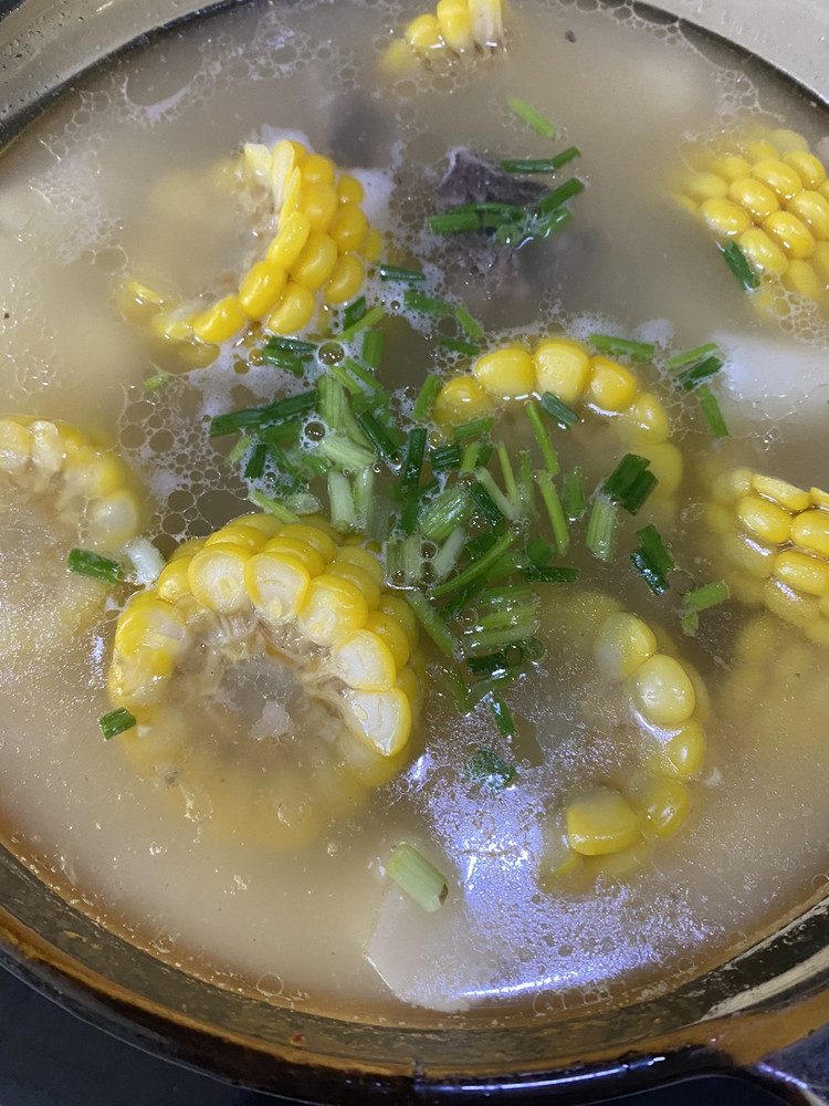 排骨山药玉米汤的做法