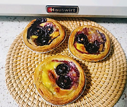 烤箱美食|完胜kfc的爆浆蓝莓蛋挞的做法