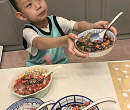 家庭自制红糖冰粉的做法