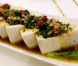 凉拌豆腐的做法