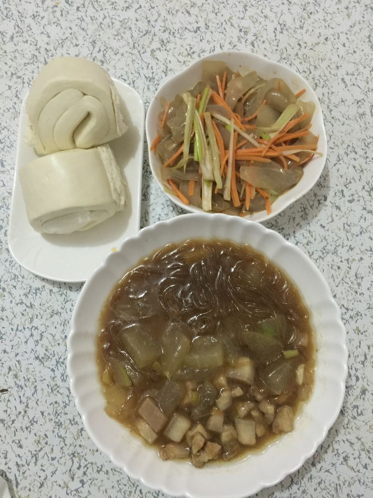 猪肉粉条炖冬瓜的做法