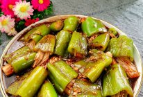 #米饭最强CP#救命啊!这个吃法太绝了!虎皮青椒金针菇的做法