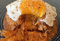 辣白菜肥牛炒饭的做法