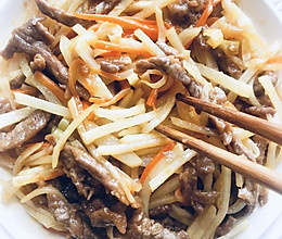 #解锁山姆牛肉的秘密#土豆炒牛肉的做法