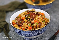 香肠土豆焖饭的做法