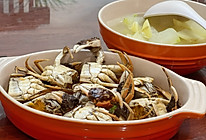 毛豆蒸蟹的做法