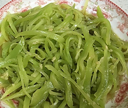 凉拌莴苣丝的做法