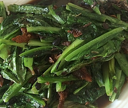 豆豉鲮鱼油麦菜的做法