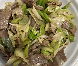 葱爆牛肉的做法