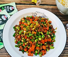 下饭菜 蒜苔炒肉沫的做法